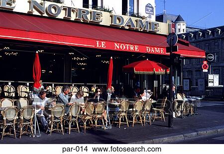 Cafe Scene Paris France View Large Photo Image Picture - Cafe Scene Paris France. Fotosearch