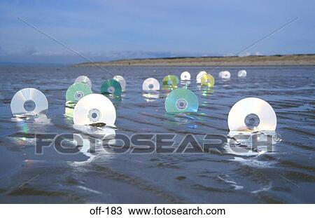 CD ROMs in the Sea View Large Photo Image Stock Image - CD ROMs in the Sea. Fotosearch