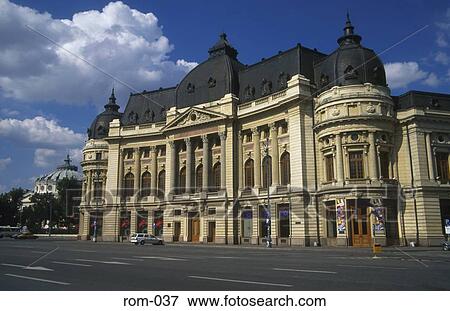Central University Library Romania View Large Photo Image Stock Photo - Central University Library Romania. Fotosearch