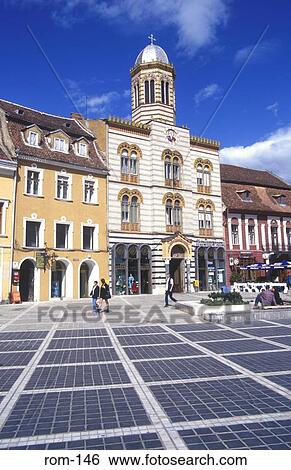 Church on Piata Sfatuli Brasov Romania View Large Photo Image Stock Photograph - Church on Piata Sfatuli Brasov Romania. Fotosearch