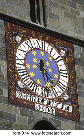Picture - Clock Tower Black Church Brasov Romania. Fotosearch