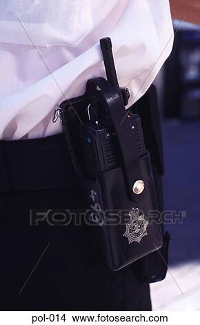 Close Up of Police Radio on Belt View Large Photo Image Picture - Close Up of Police Radio on Belt. Fotosearch