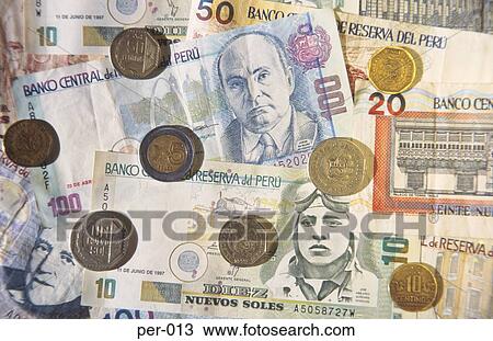 Coins and Banknotes from Peru View Large Photo Image Stock Image - Coins and Banknotes from Peru. Fotosearch