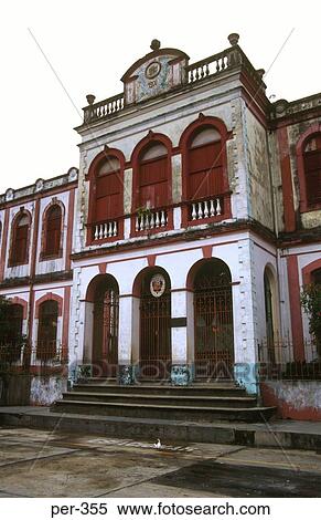 Colonial Building Iquitos Amazon Peru View Large Photo Image Stock Photography - Colonial Building Iquitos Amazon Peru. Fotosearch