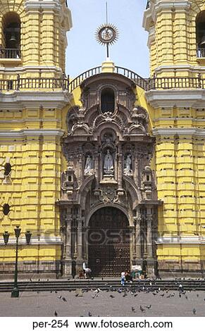 Colourful Facade Lima Peru View Large Photo Image Picture - Colourful Facade Lima Peru. Fotosearch