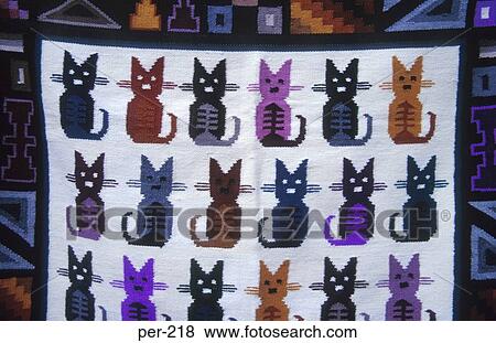 Colourful Peruvian Textile View Large Photo Image Stock Photo - Colourful Peruvian Textile. Fotosearch