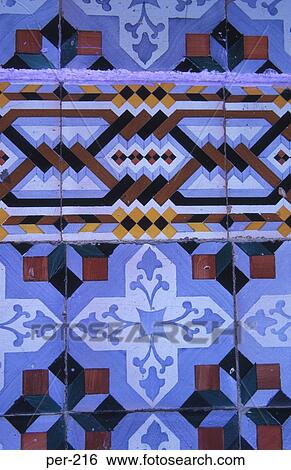 Colourful Peruvian Tile View Large Photo Image Stock Photograph - Colourful Peruvian Tile. Fotosearch