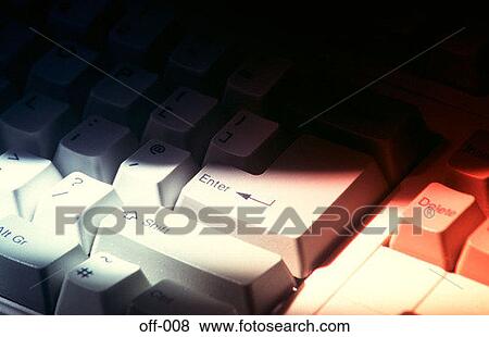 Computer Keyboard under Tinted Light View Large Photo Image Stock Photo - Computer Keyboard under Tinted Light. Fotosearch
