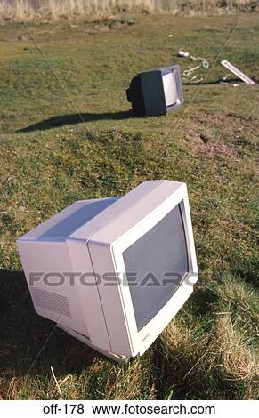 Computer Monitor on Grass View Large Photo Image Stock Photo - Computer Monitor on Grass. Fotosearch