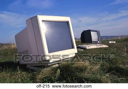Computer Monitor on Grass View Large Photo Image Stock Photography - Computer Monitor on Grass. Fotosearch