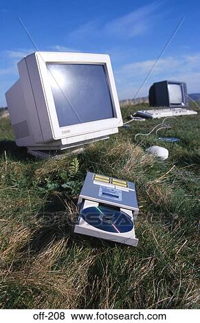 Computer on Grassy Area View Large Photo Image Stock Photo - Computer on Grassy Area. Fotosearch