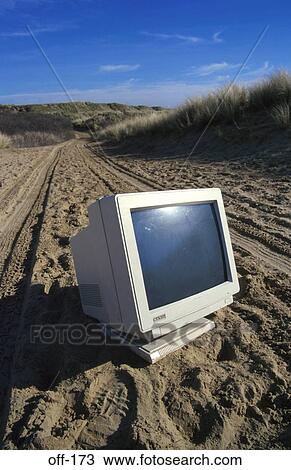 Computer Screen on Sand Track View Large Photo Image Stock Image - Computer Screen on Sand Track. Fotosearch