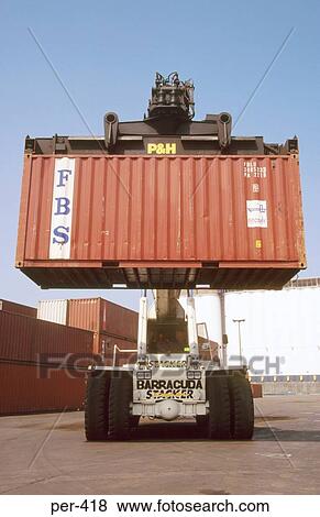 Container Transporter Lima Peru View Large Photo Image Stock Photo - Container Transporter Lima Peru. Fotosearch