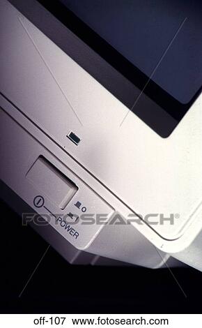Stock Photo - Corner of a Computer Monitor. Fotosearch