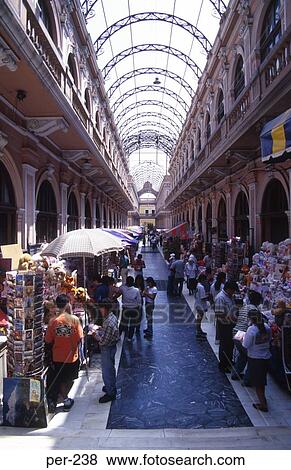 Covered Arcade Lima Peru View Large Photo Image Stock Photo - Covered Arcade Lima Peru. Fotosearch