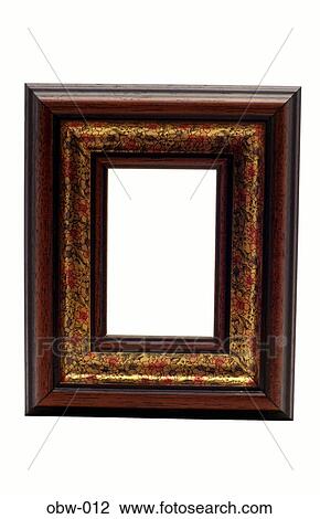 Stock Image - Decorated Wooden Picture Frame. Fotosearch