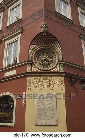Detail of Clock Warsaw Poland View Large Photo Image Stock Image - Detail of Clock Warsaw Poland. Fotosearch