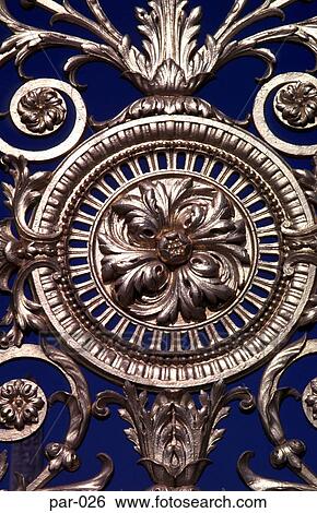 Detail of Gate at Palace of Versailles Paris France View Large Photo Image Stock Photograph - Detail of Gate at Palace of Versailles Paris France. Fotosearch