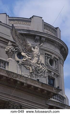 Stock Photo - Detail of the Cercul Militar National Bucharest Romania. Fotosearch