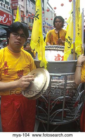 Drummers China Town Kuala Lumpur Malaysia View Large Photo Image Picture - Drummers China Town Kuala Lumpur Malaysia. Fotosearch