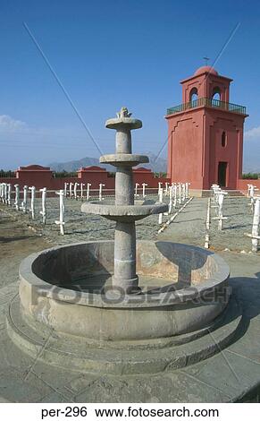 Stock Photograph - Dry Fountain Lima Peru. Fotosearch