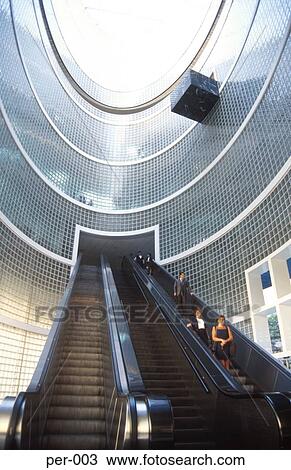 Escalator in Modern Office Complex Peru View Large Photo Image Stock Image - Escalator in Modern Office Complex Peru. Fotosearch