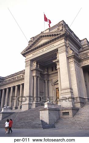 Facade of Palace of Justice Peru View Large Photo Image Stock Image - Facade of Palace of Justice Peru. Fotosearch