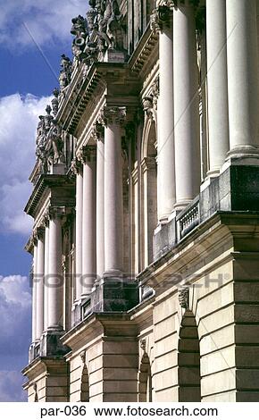 Facade of the Palace of Versailles Paris France View Large Photo Image Stock Photograph - Facade of the Palace of Versailles Paris France. Fotosearch