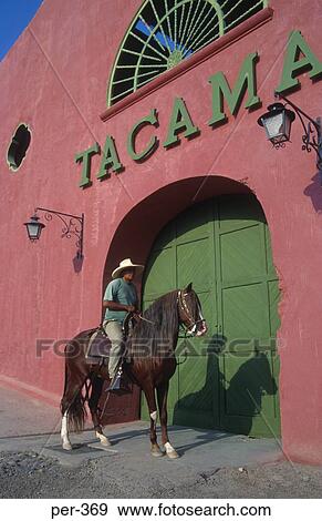 Farmer on Horseback Tacama Vinyard Ica Peru View Large Photo Image Stock Photo - Farmer on Horseback Tacama Vinyard Ica Peru. Fotosearch