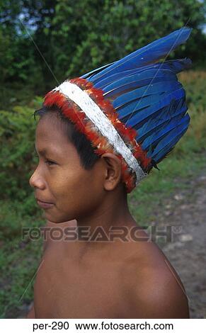 Feather Headdress Peru View Large Photo Image Stock Image - Feather Headdress Peru. Fotosearch