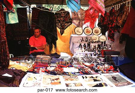 Flea Market Paris France View Large Photo Image Stock Photo - Flea Market Paris France. Fotosearch