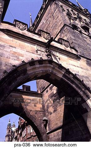 Gate Arch and Tower Old Town Prague View Large Photo Image Stock Photograph - Gate Arch and Tower Old Town Prague. Fotosearch