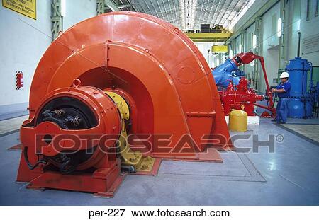 Generator Edegel Hydro Electric Power Station Peru View Large Photo Image Stock Photo - Generator Edegel Hydro Electric Power Station Peru. Fotosearch