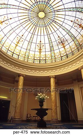 Glass Dome in the Hotel Bolivar Lima Peru View Large Photo Image Stock Photography - Glass Dome in the Hotel Bolivar Lima Peru. Fotosearch