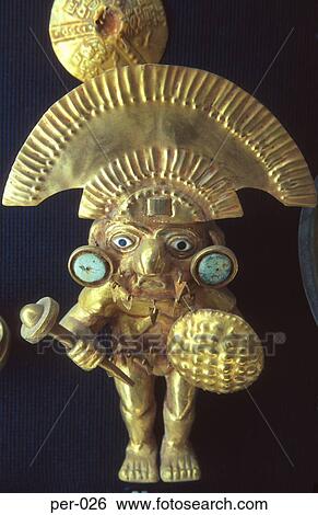 Gold Figure of Inca Warrior Gold Museum Lima Peru View Large Photo Image Stock Photograph - Gold Figure of Inca Warrior Gold Museum Lima Peru. Fotosearch
