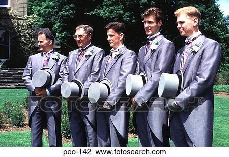 Group of Men in Mornings Suits at a Wedding UK View Large Photo Image Stock Image - Group of Men in Mornings Suits at a Wedding UK. Fotosearch