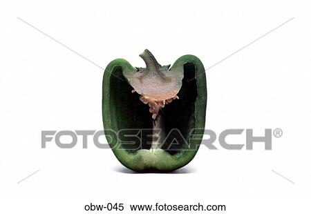 Half a Green Pepper View Large Photo Image Stock Photography - Half a Green Pepper. Fotosearch