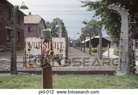 High Voltage Warning Sign Auschwitz Poland View Large Photo Image Stock Image - High Voltage Warning Sign Auschwitz Poland. Fotosearch