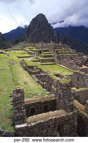 Inca Ruin of at Machu Picchu Peru View Large Photo Image Stock Image - Inca Ruin of at Machu Picchu Peru. Fotosearch