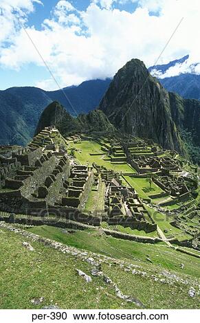 Incan Ruins at Machu Picchu Peru View Large Photo Image Stock Image - Incan Ruins at Machu Picchu Peru. Fotosearch