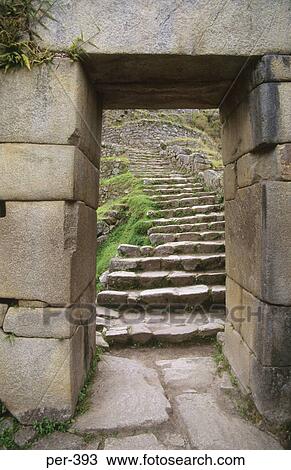 Incan Ruins at Machu Picchu Peru View Large Photo Image Stock Image - Incan Ruins at Machu Picchu Peru. Fotosearch