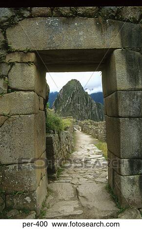 Incan Ruins at Machu Picchu Peru View Large Photo Image Stock Image - Incan Ruins at Machu Picchu Peru. Fotosearch