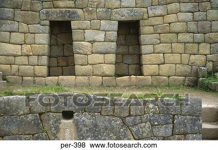 Stock Photo - Incan Ruins at Machu Picchu Peru. Fotosearch
