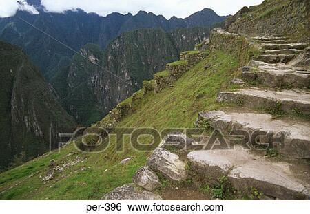 Incan Ruins at Machu Picchu Peru View Large Photo Image Stock Photograph - Incan Ruins at Machu Picchu Peru. Fotosearch