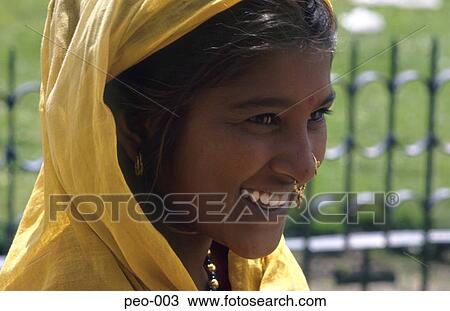 Indian Girl with Nose Ring View Large Photo Image Stock Image - Indian Girl with Nose Ring. Fotosearch