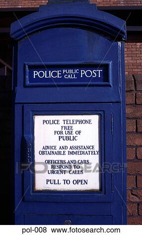 Instructions on Police Telephone Box View Large Photo Image Stock Photo - Instructions on Police Telephone Box. Fotosearch