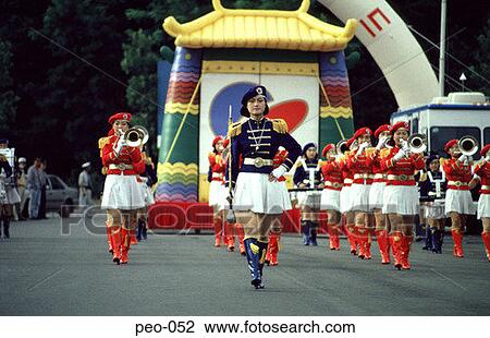 Korean Marching Band View Large Photo Image Stock Image - Korean Marching Band. Fotosearch