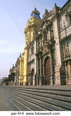 La Catedral Lima Peru View Large Photo Image Picture - La Catedral Lima Peru. Fotosearch