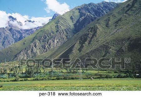 Landscape in Cuzco Area Peru View Large Photo Image Stock Photo - Landscape in Cuzco Area Peru. Fotosearch
