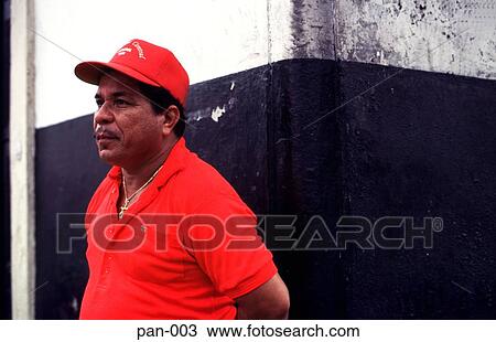 Man in Red Baseball Kit Panama City Panama View Large Photo Image Stock Image - Man in Red Baseball Kit Panama City Panama. Fotosearch